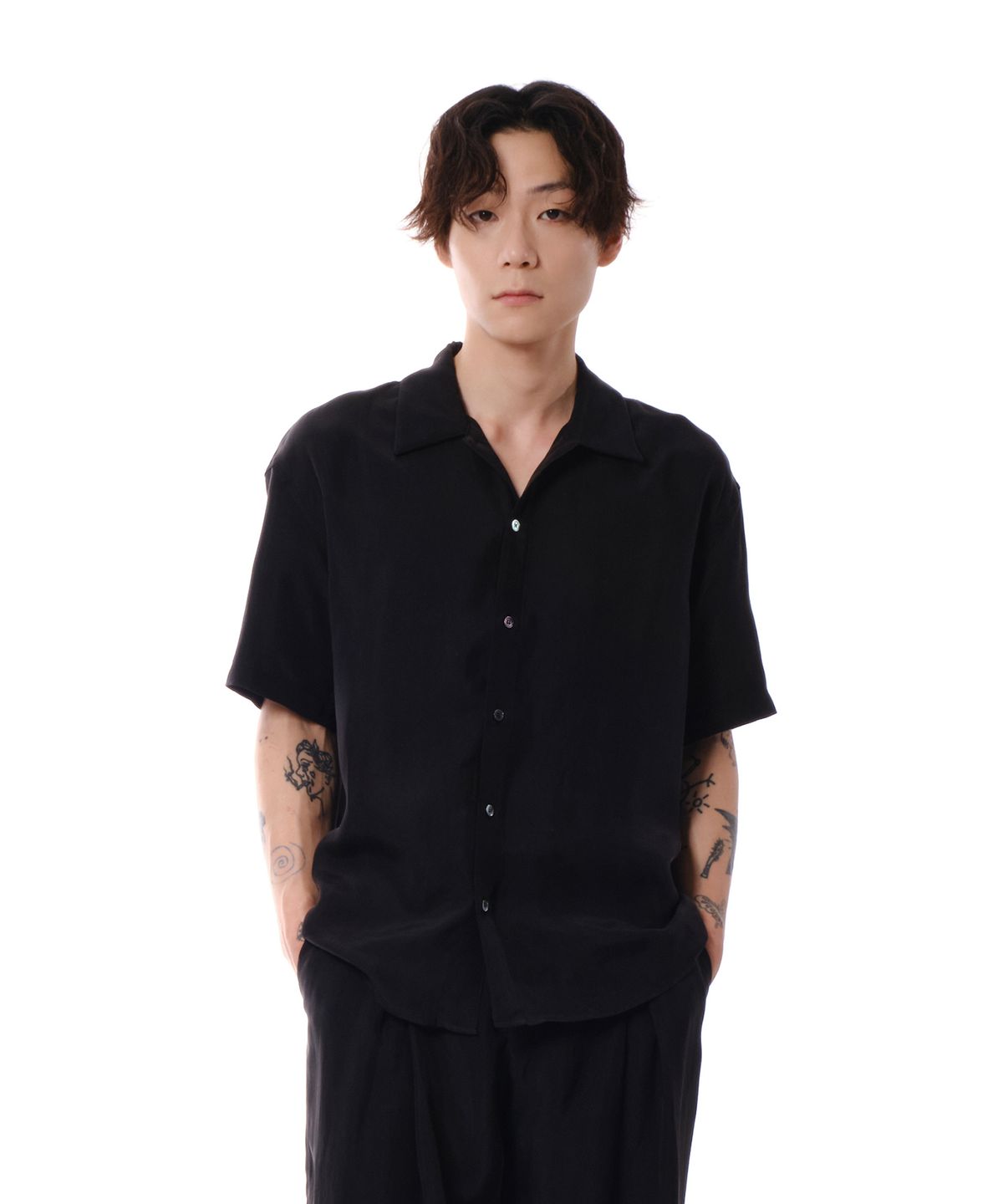다이브인(DIVEIN) CUPRA HALF SHIRTS (BLACK)