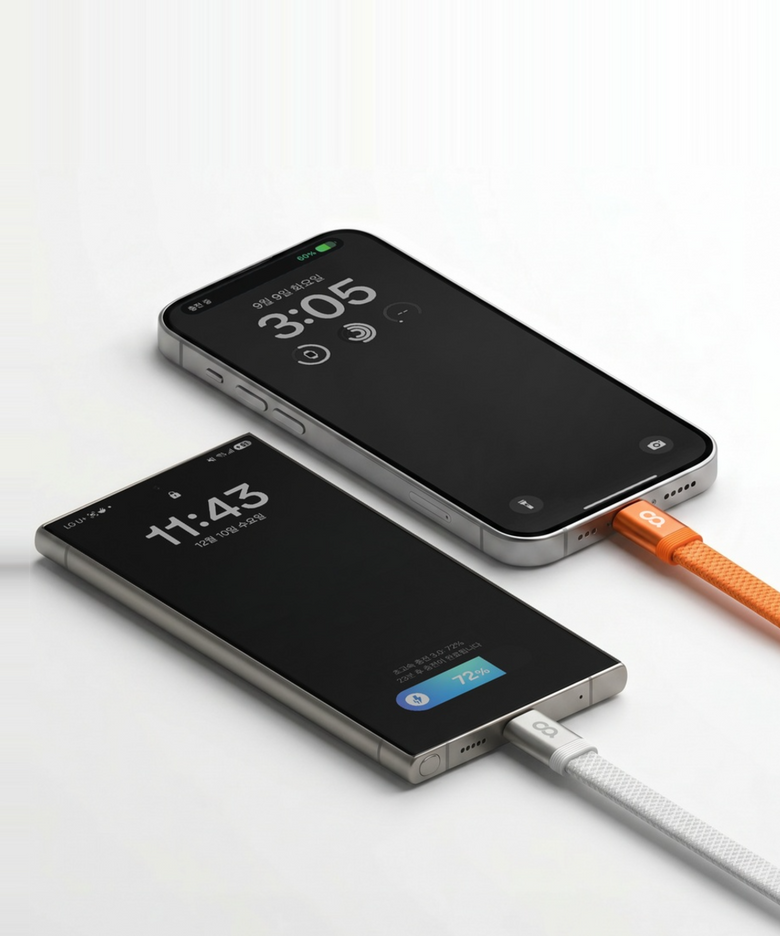 몬스터퀵케이블 240W CtoC 초고속 충전 케이블 마그네틱