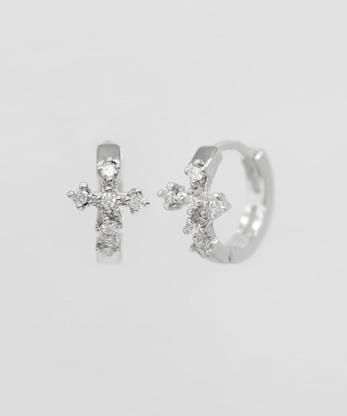 아이엠제이(IAMJ) [925 Silver] 루미 크로스 귀걸이