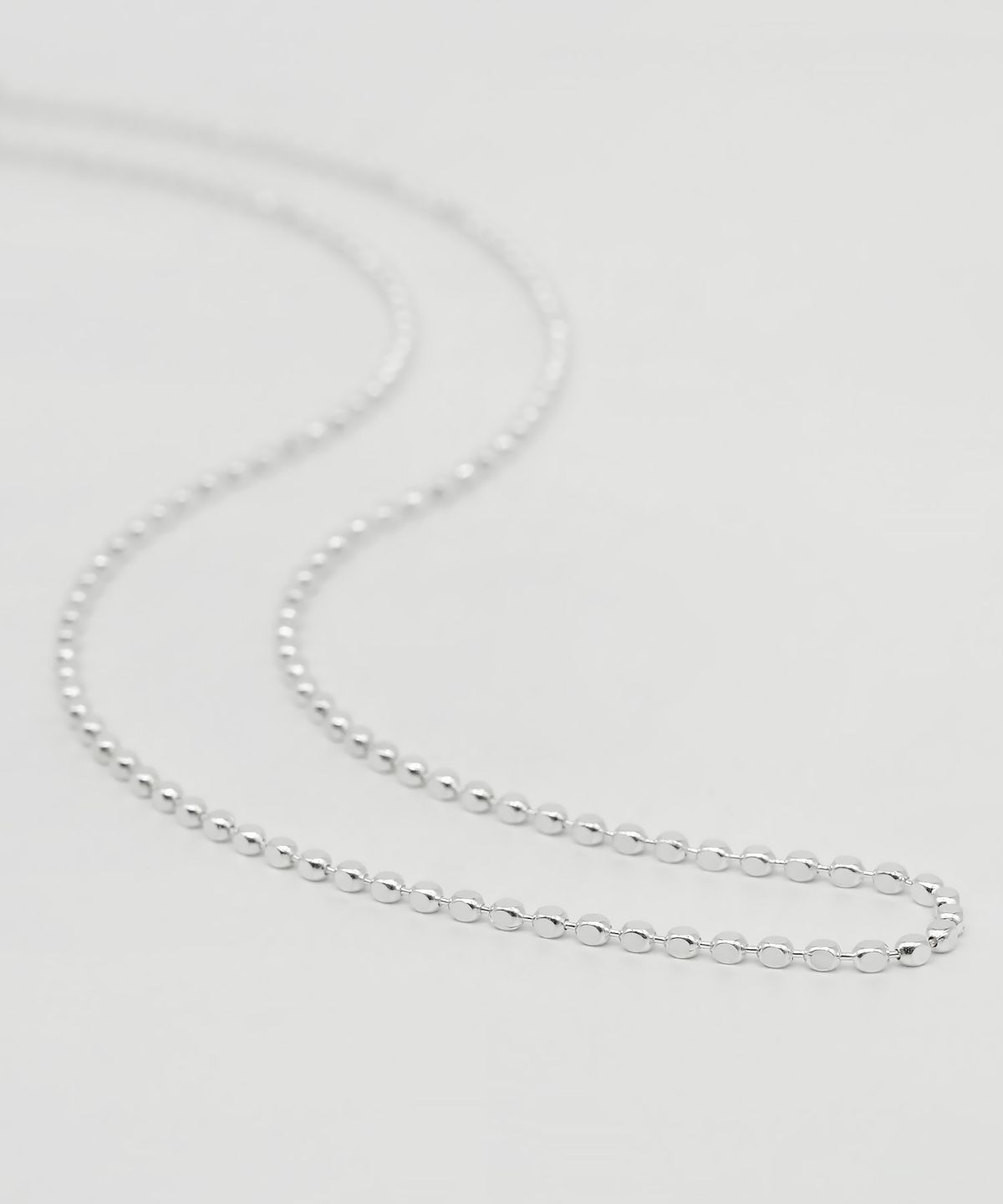 아이엠제이(IAMJ) [925 Silver] 베이직 글로우볼 목걸이 (2types)