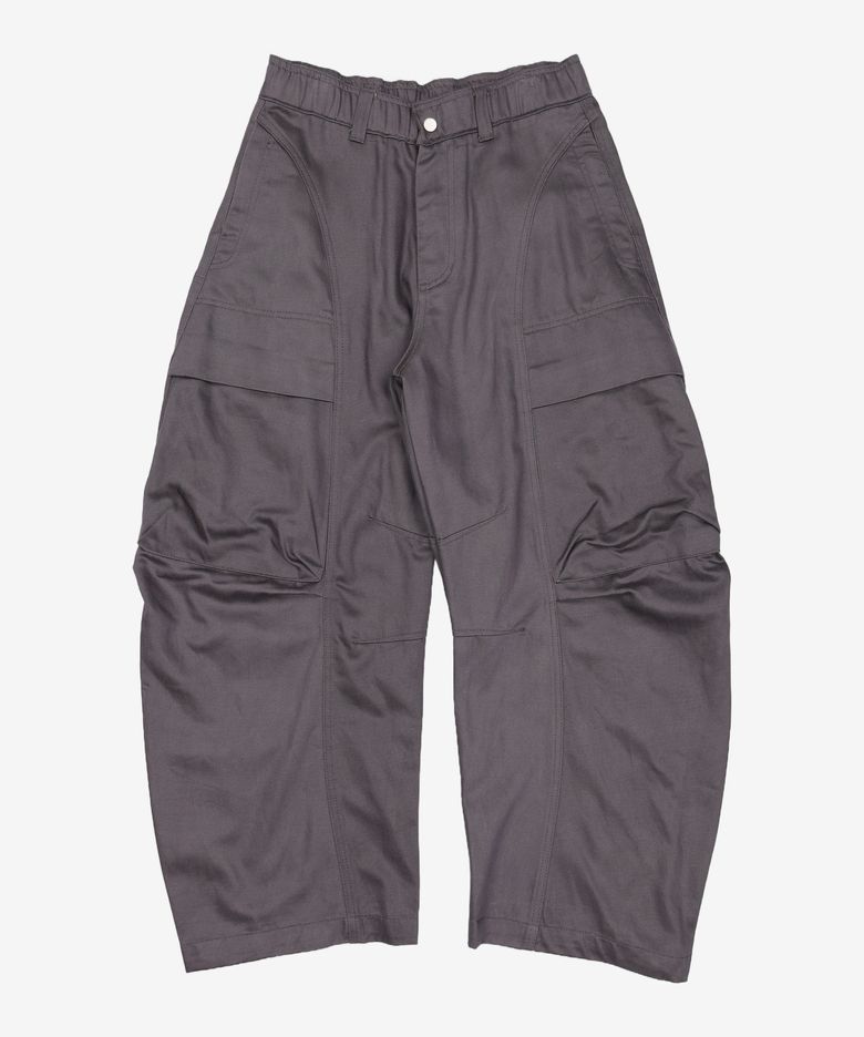 Void Curved Pants (Beige) S