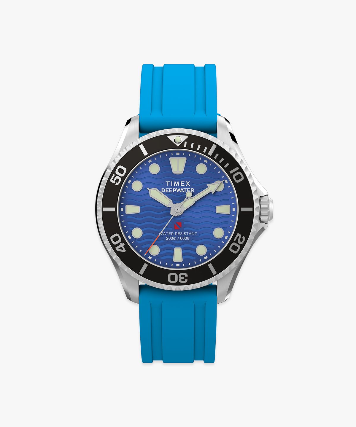 타이맥스(TIMEX) 딥워터 메리디안200 HNBR 고무스트랩 시계 38mm