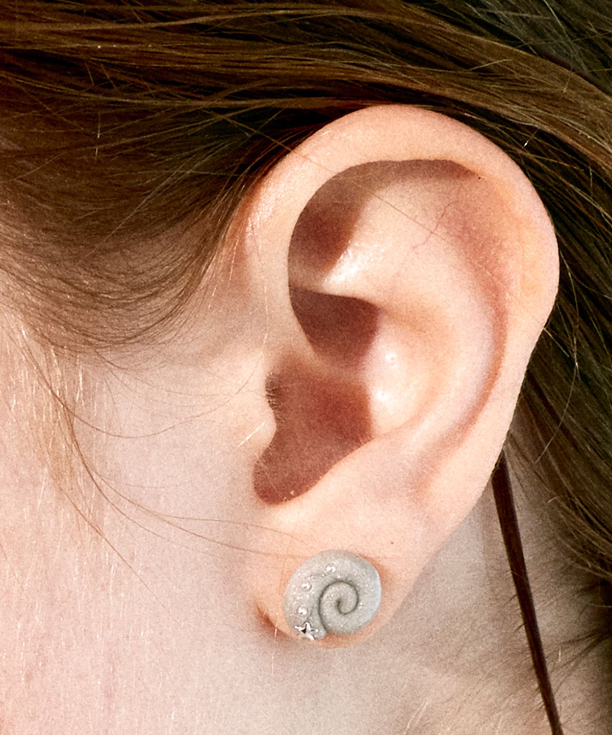 엔프프(NFF) eddy earrings-grey