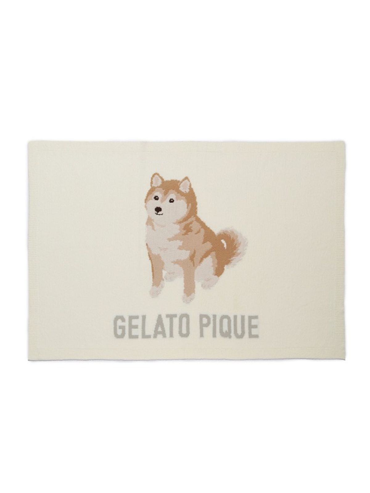 젤라또 피케(GELATO PIQUE) 시바견 모티프 블랭킷 PWGG251528