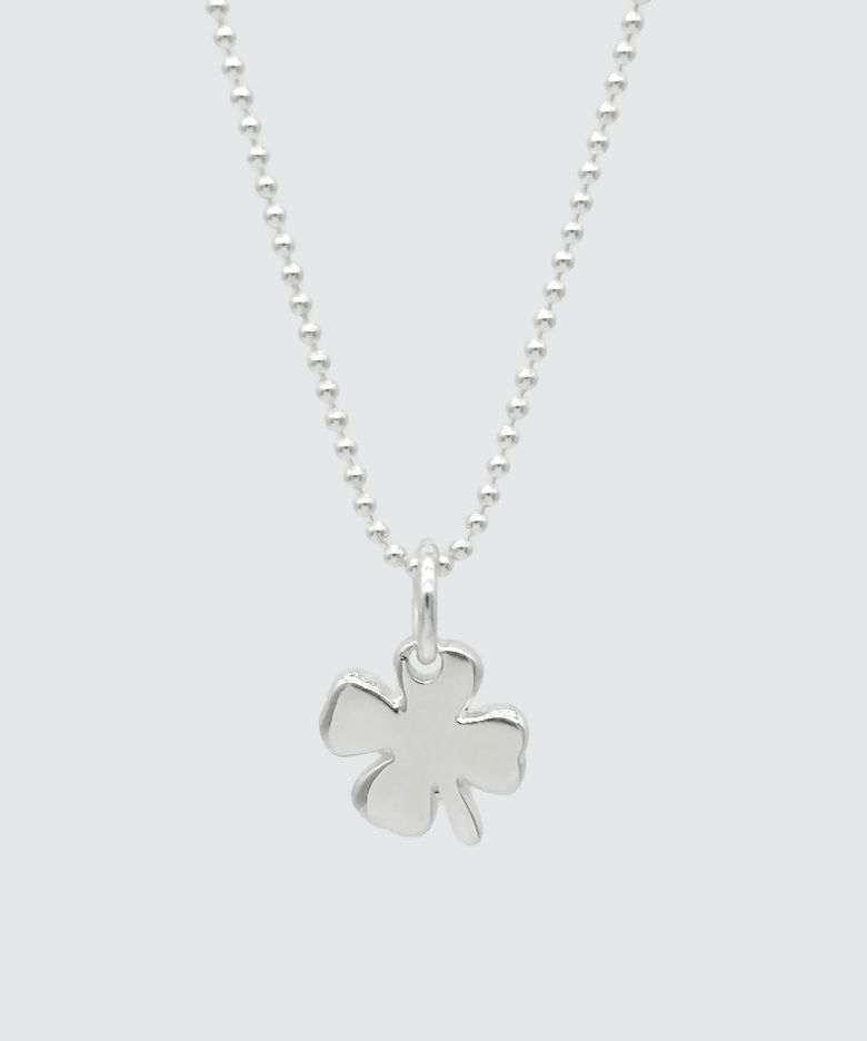 [925 Silver] 퓨어 클로버 목걸이