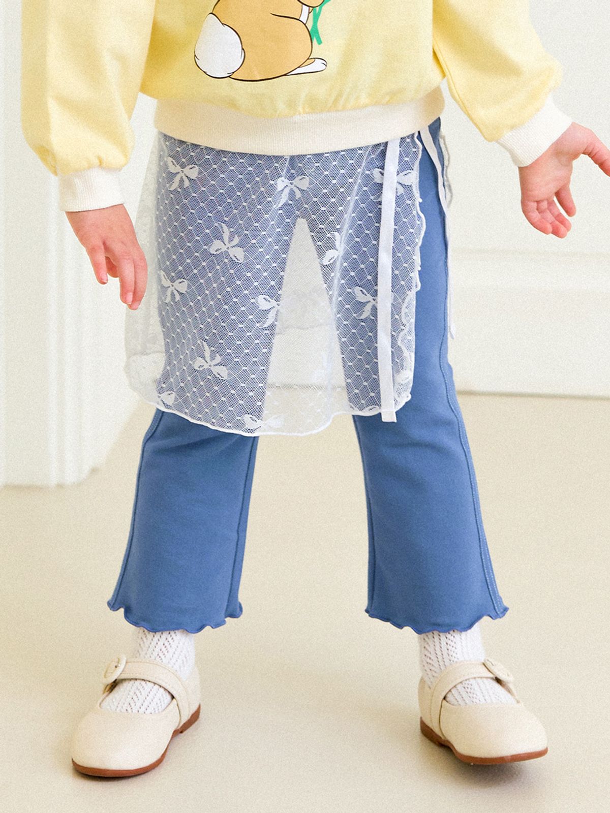 헤이미니(HEJMINI) 레이어드자가드샤랩스커트