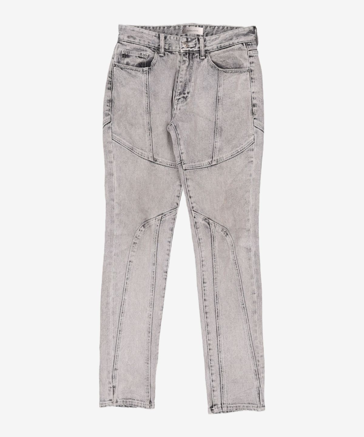 메종미네드(MAISON MINED) TURN OVER DENIM PANTS WHITE 46
