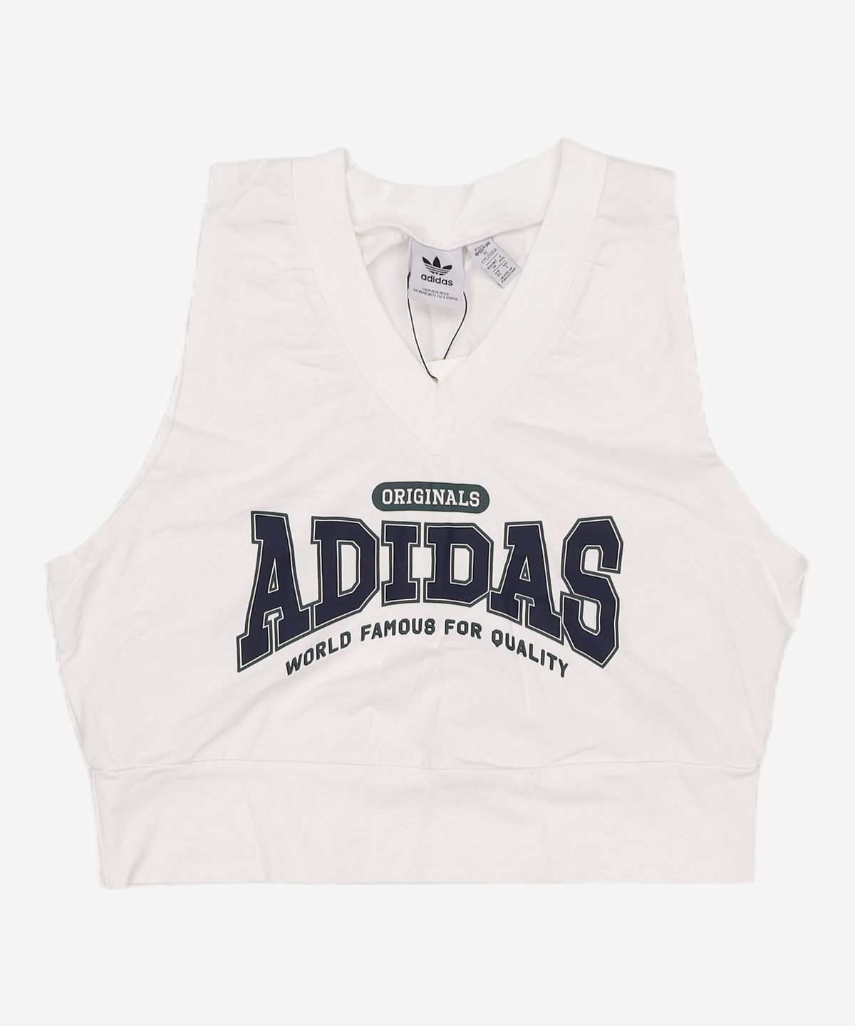 아디다스(ADIDAS) 프레피 크롭 베스트 - 화이트 / IA8340 XL