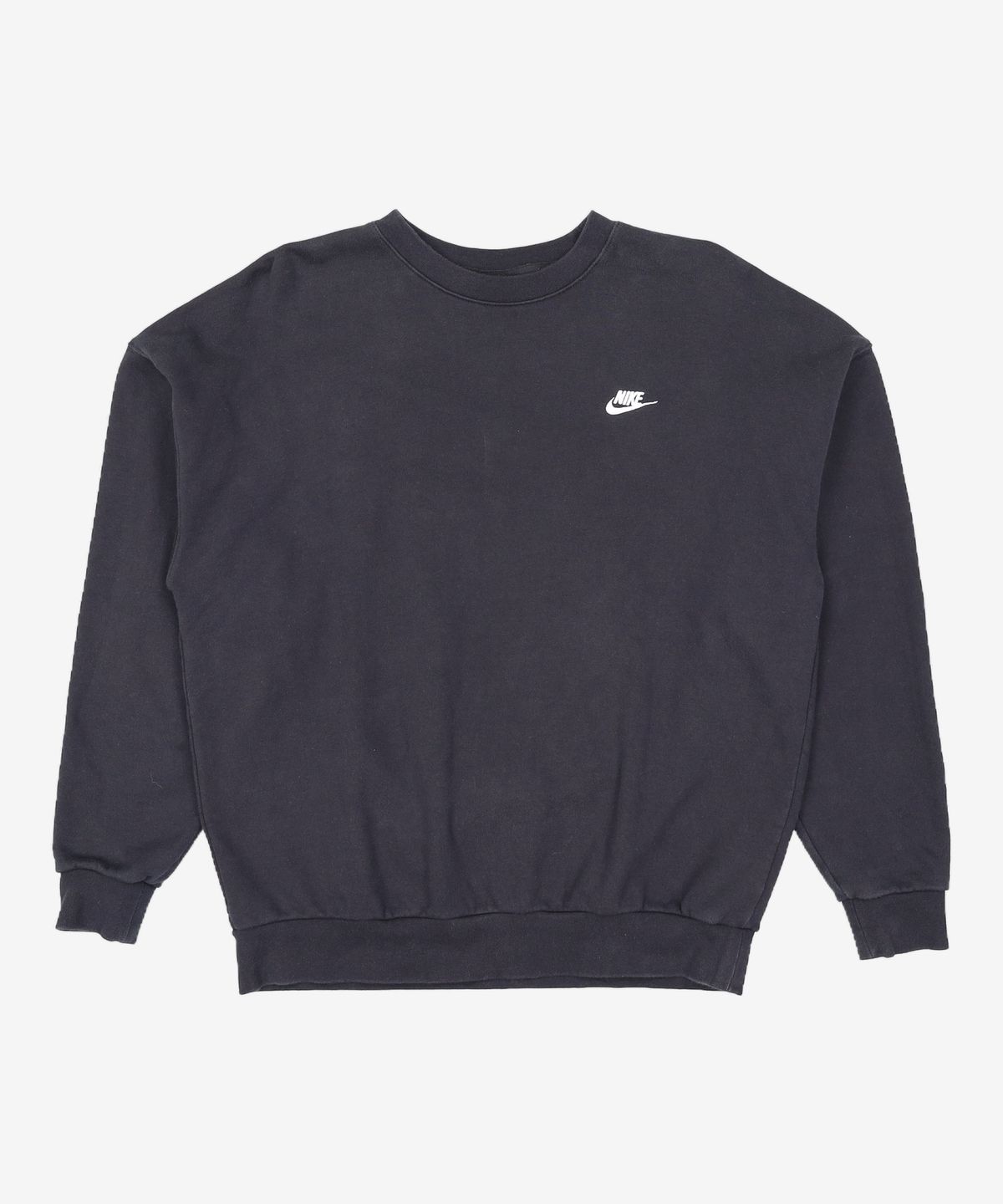 나이키(NIKE) 클럽 플리스 오버사이즈 프렌치 테리 크루 M - 블랙:화이트 / HJ1820-010 XS