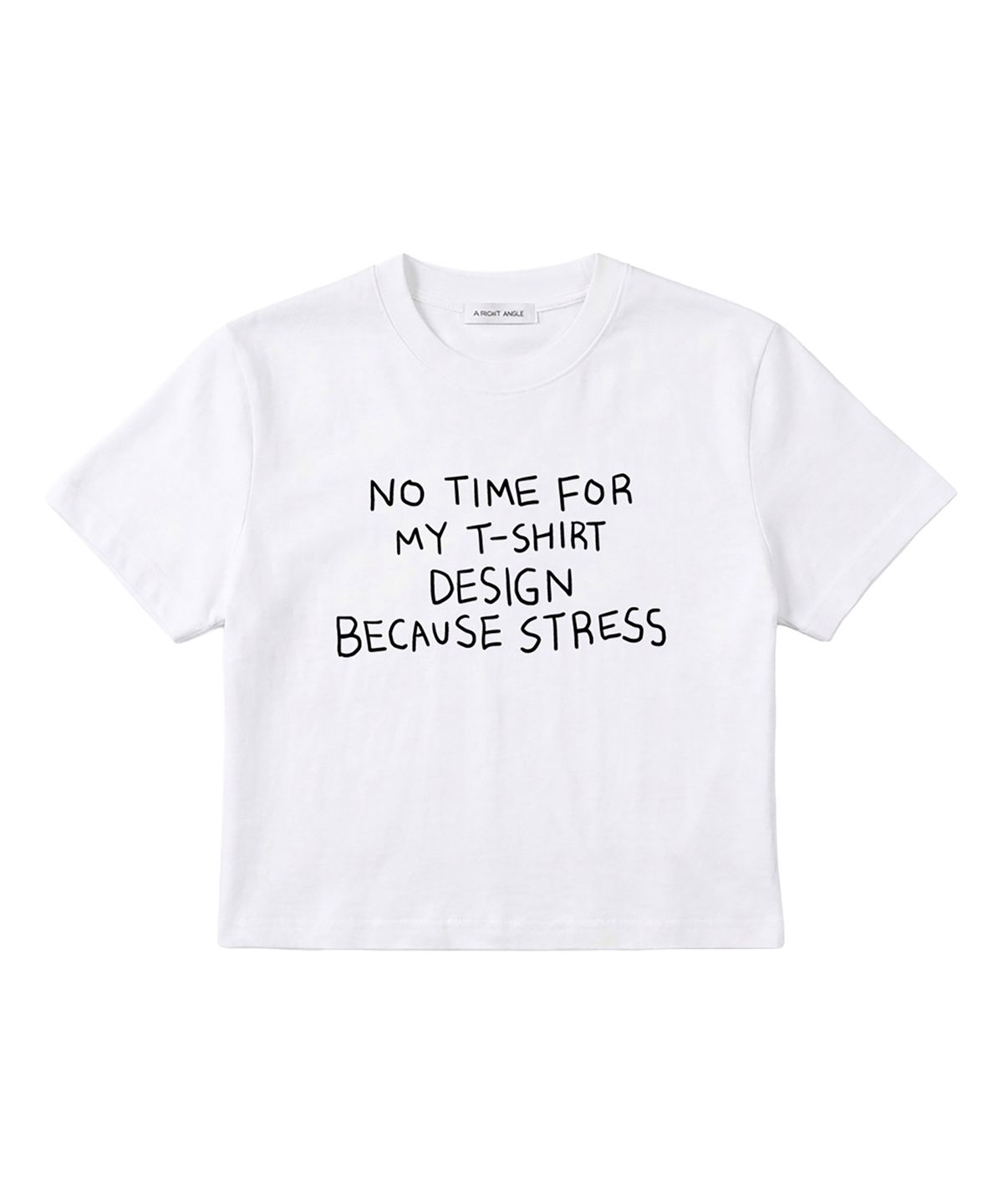 어라이트앵글(ARIGHTANGLE) STRESS CROP TEE 2 (2 COLOR)