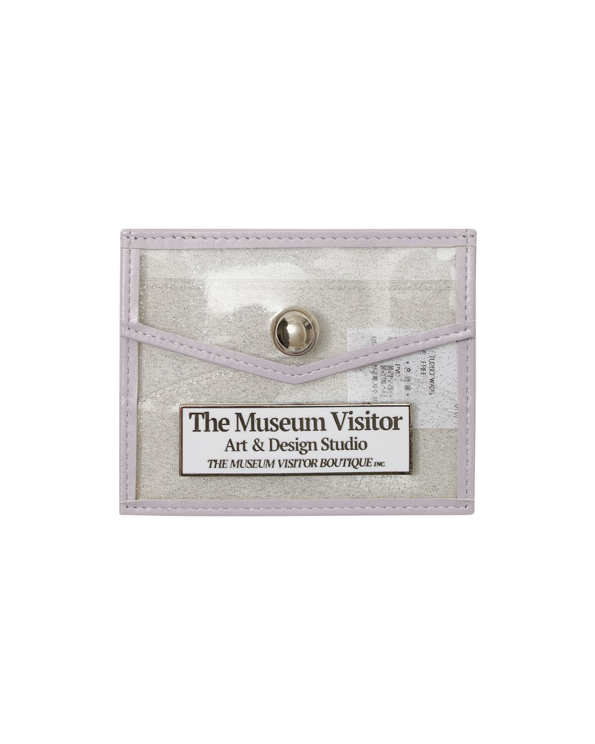더뮤지엄비지터(THEMUSEUMVISITOR) CLEAR MUSE CARD WALLET (CLEAR)