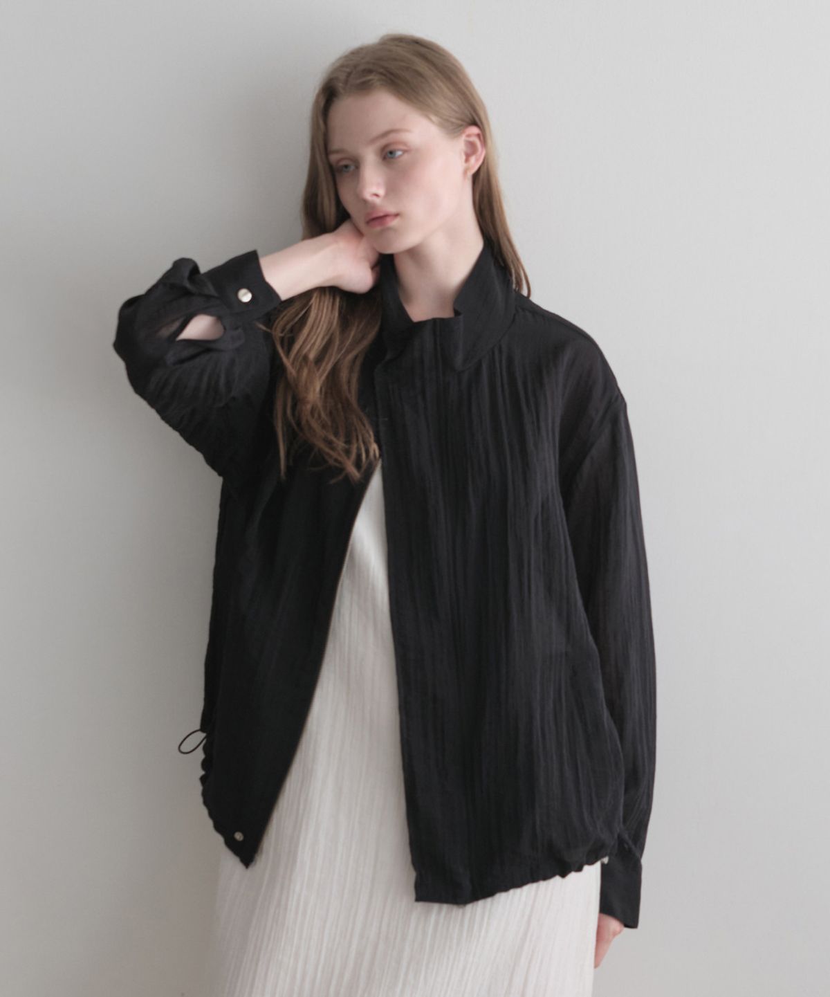 르나브(LENAV) Les half summer wind Jacket (black)