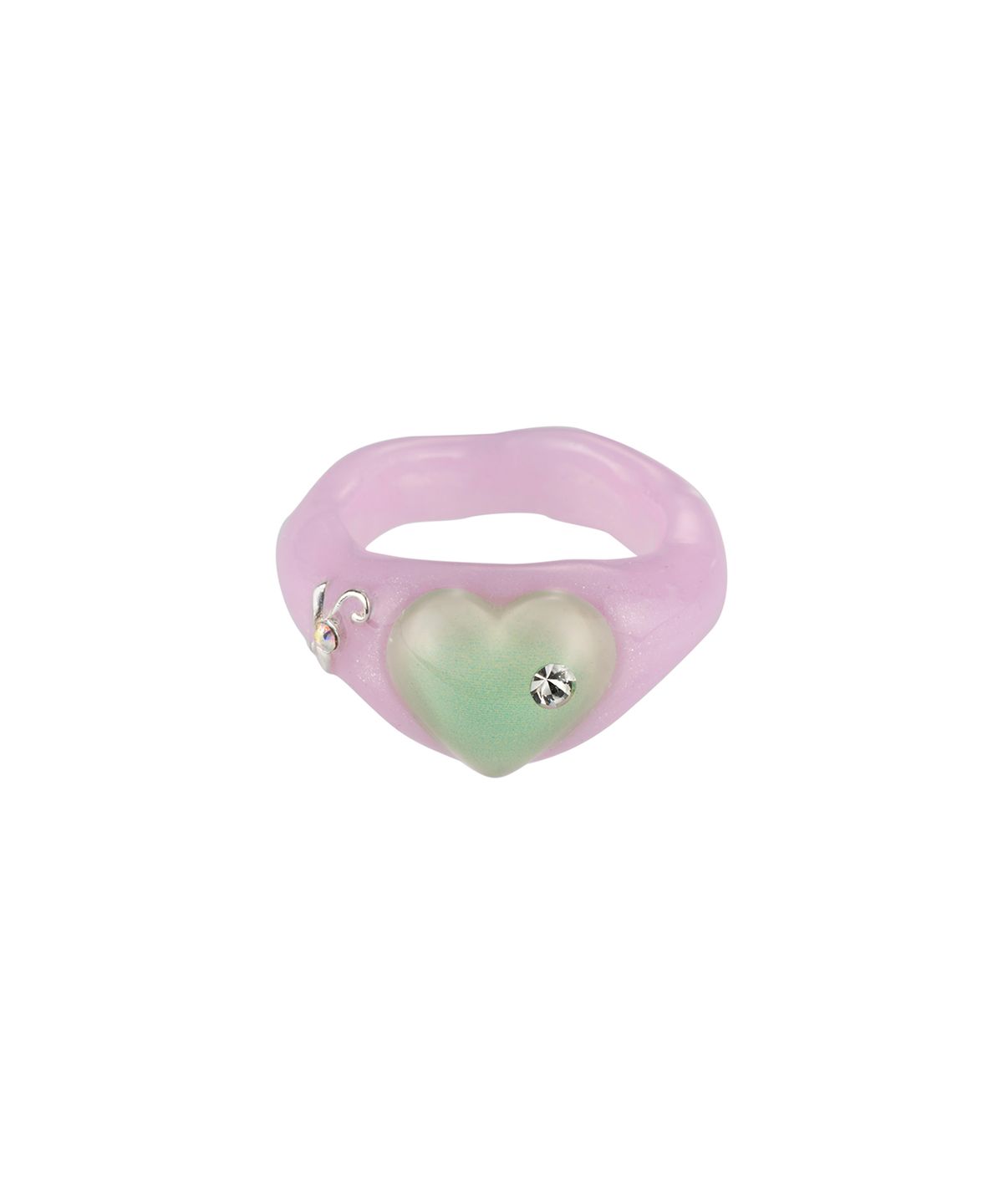 엔프프(NFF) prism heart ring-pink
