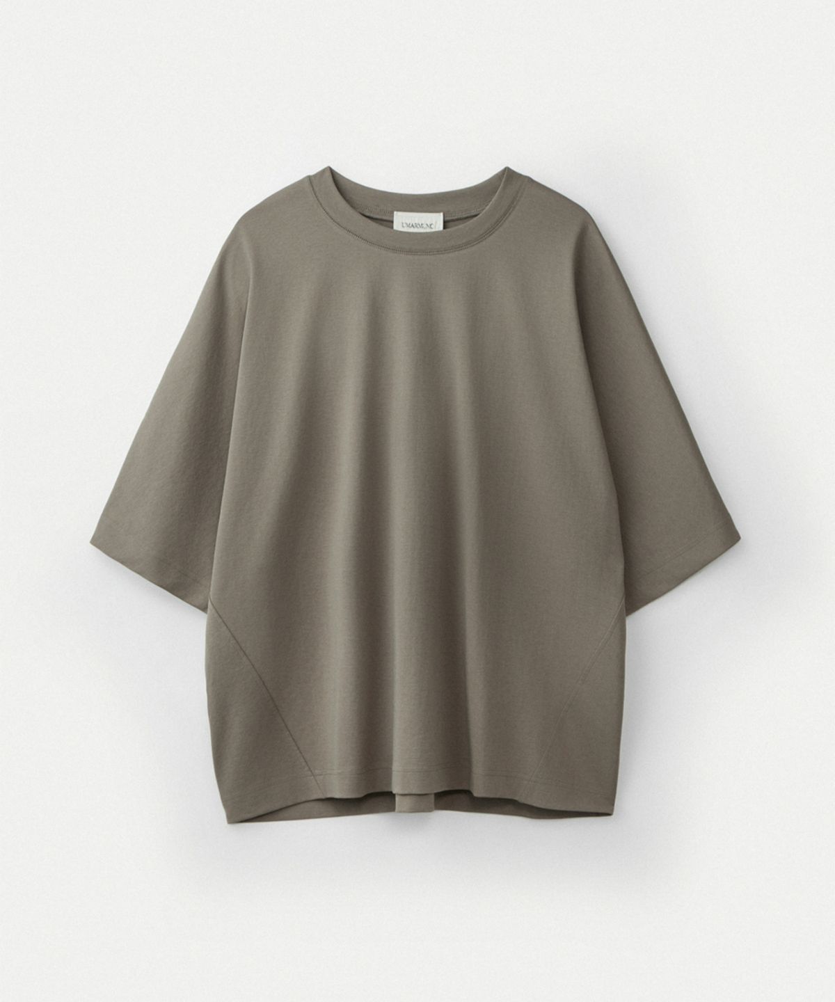 우마뭉(UMARMUNG) Dolman Sleeve Oversized T Shirts_Olive