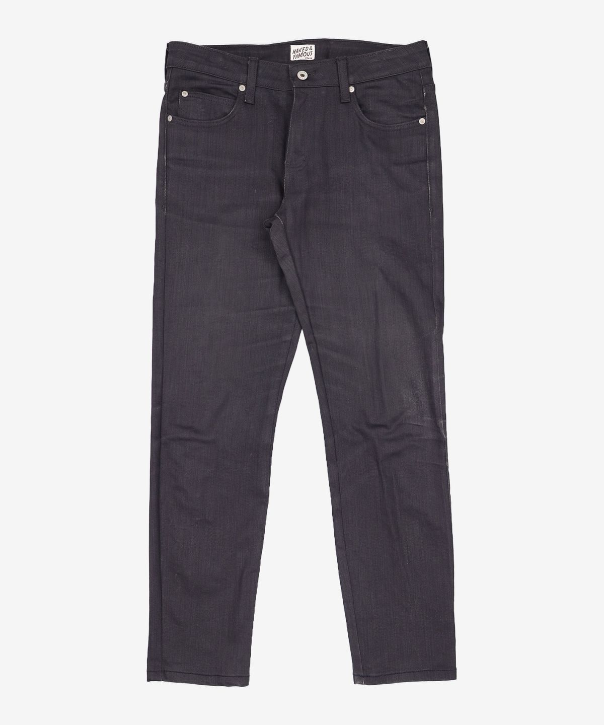 네이키드앤페이머스(NAKED&FAMOUS) SkinnyGuy Black Power Stretch 34