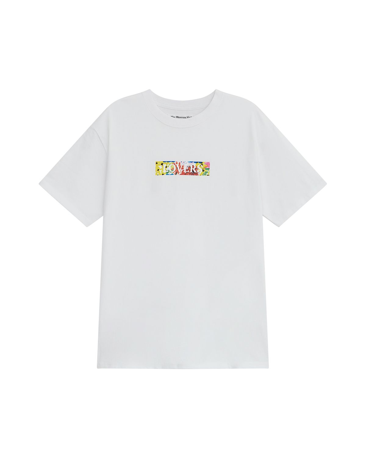 더뮤지엄비지터(THEMUSEUMVISITOR) FLOWER BOX LOVE OVERFIT T-SHIRT (WHITE)