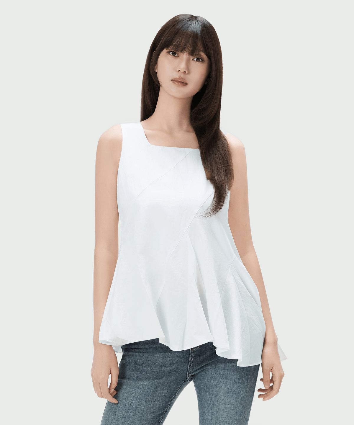 미쏘(MIXXO) 슬리브리스 절개라인 원피스 RE OWG56SS_MIWOWG76SS