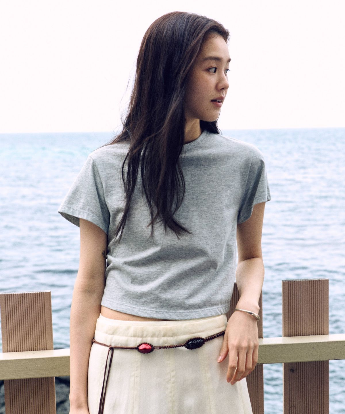 망고매니플리즈(MANGO MANY PLEASE) DUST CROP TEE_4COLORS