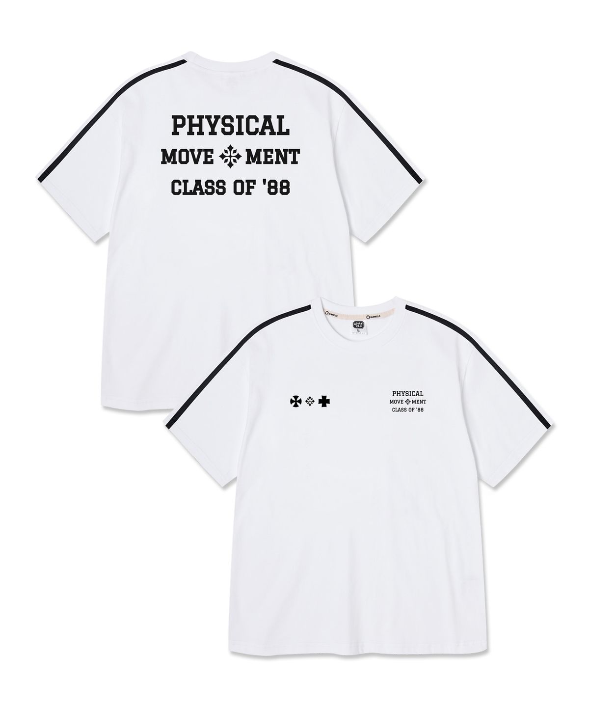 앨빈클로(ALVINCLO) MOVEMENT 트랙 반팔티셔츠 AST3656 (2COLOR)