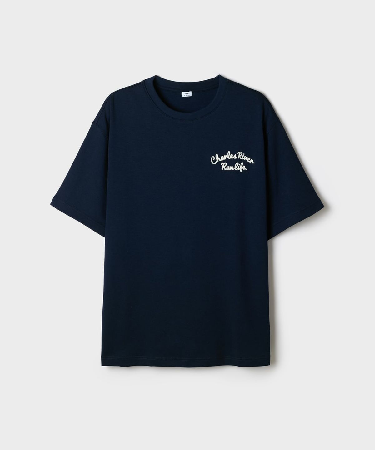 스파오(SPAO) CHARLES 체인자수 반팔티 (RE)_SPRPG37C61