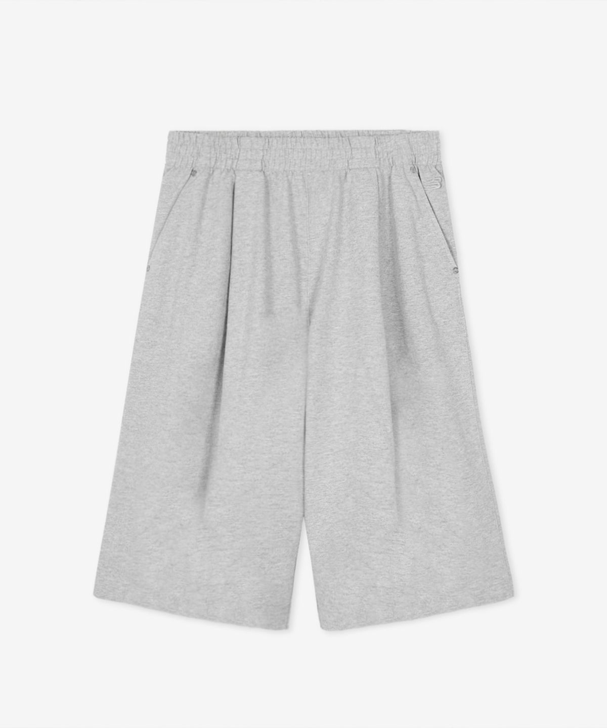 뉴발란스(NEW BALANCE) NBNVG31543 / UNI 에센셜 8부 쇼츠 (M/GRAY)