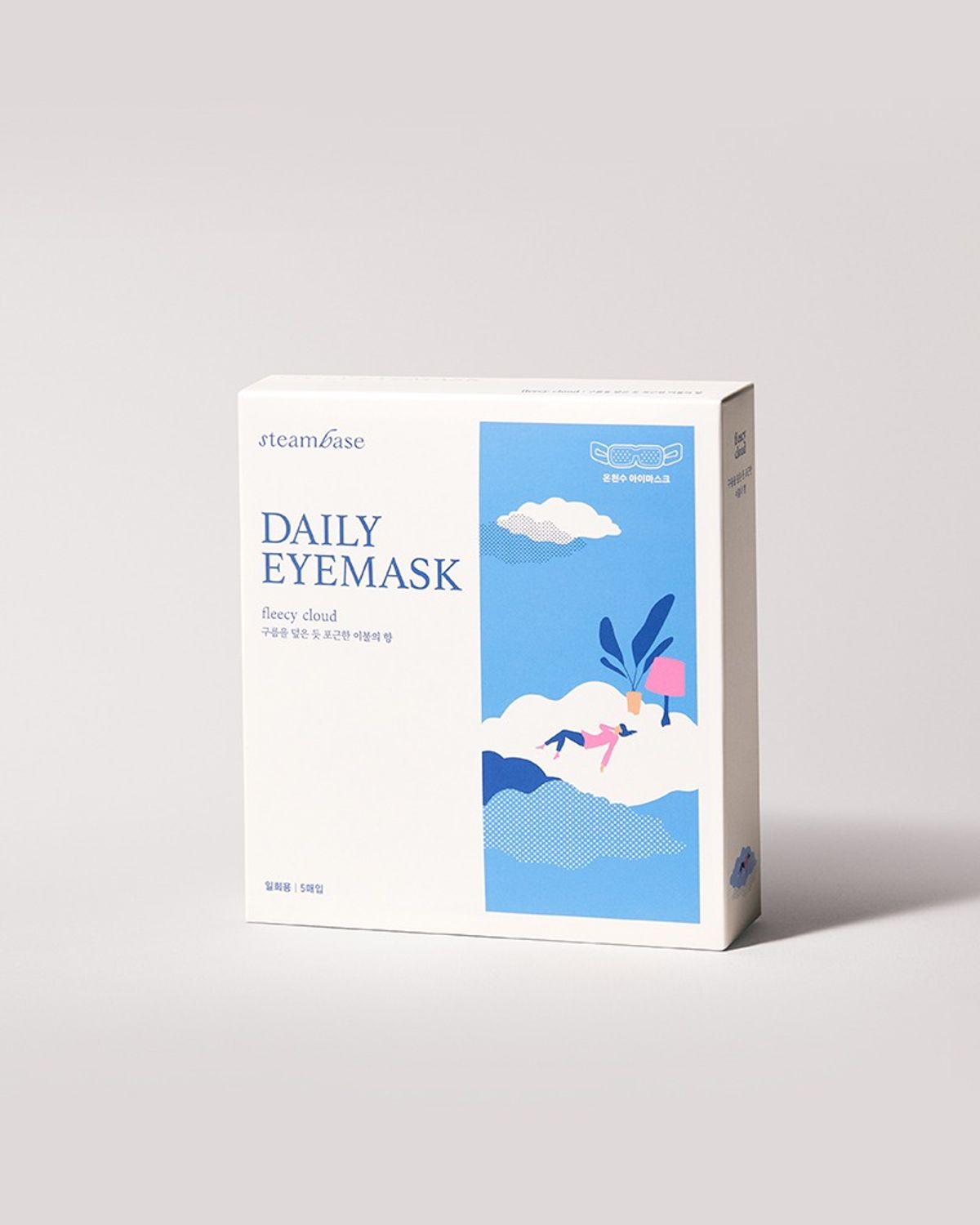 스팀베이스(STEAMBASE) 데일리 아이마스크 5매입 구름이불