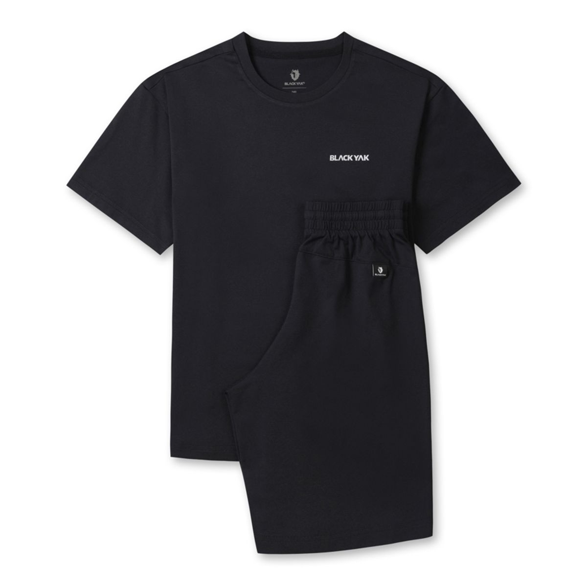 블랙야크 키즈(BLACK YAK KIDS) 폴리진기능성반팔5부세트_BK