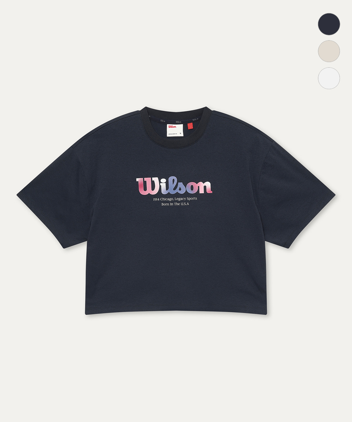 윌슨(WILSON) 퓨어드라이 백 슬릿 티셔츠 W (3color)