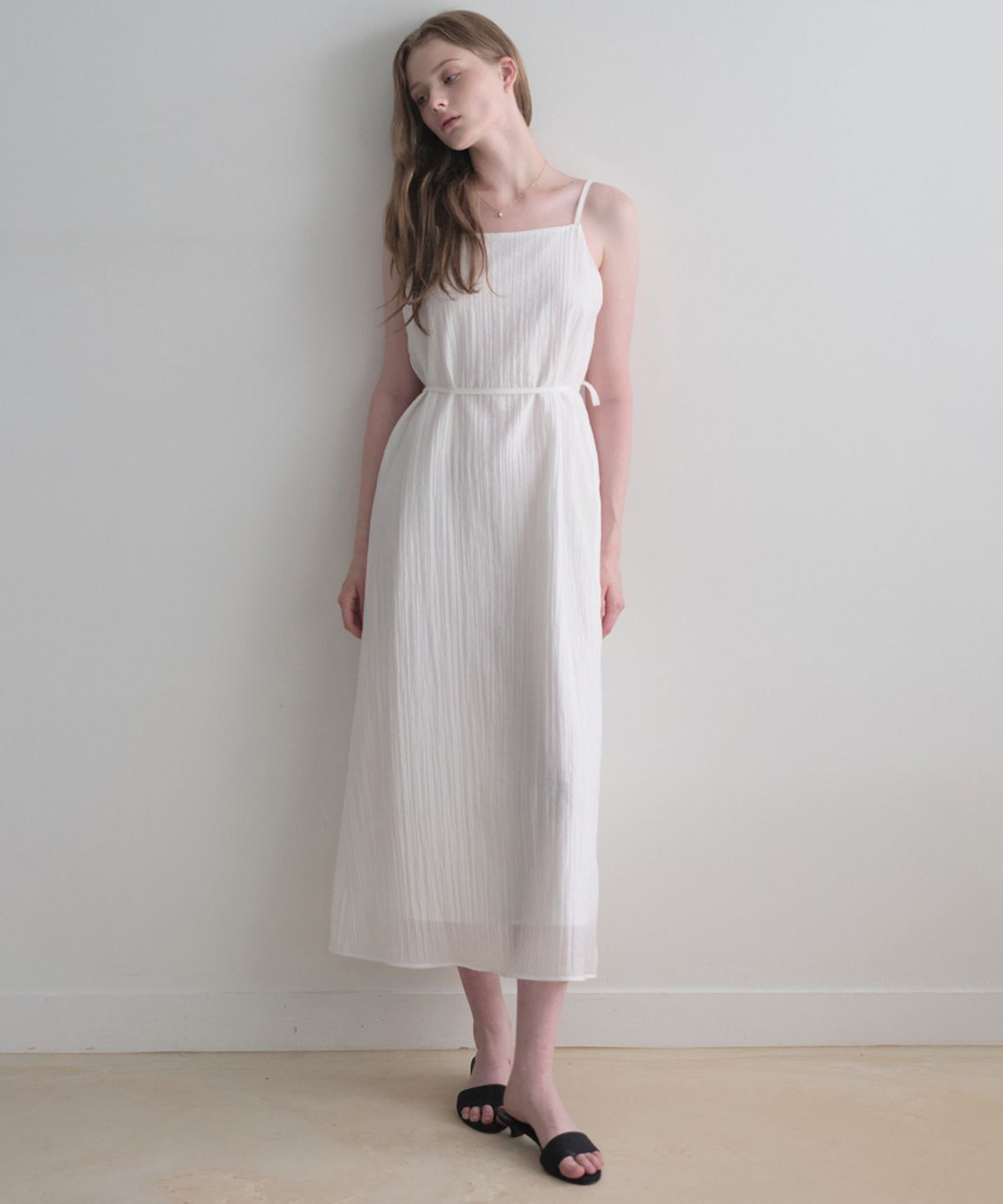 르나브(LENAV) Summer rainy one-piece (white)