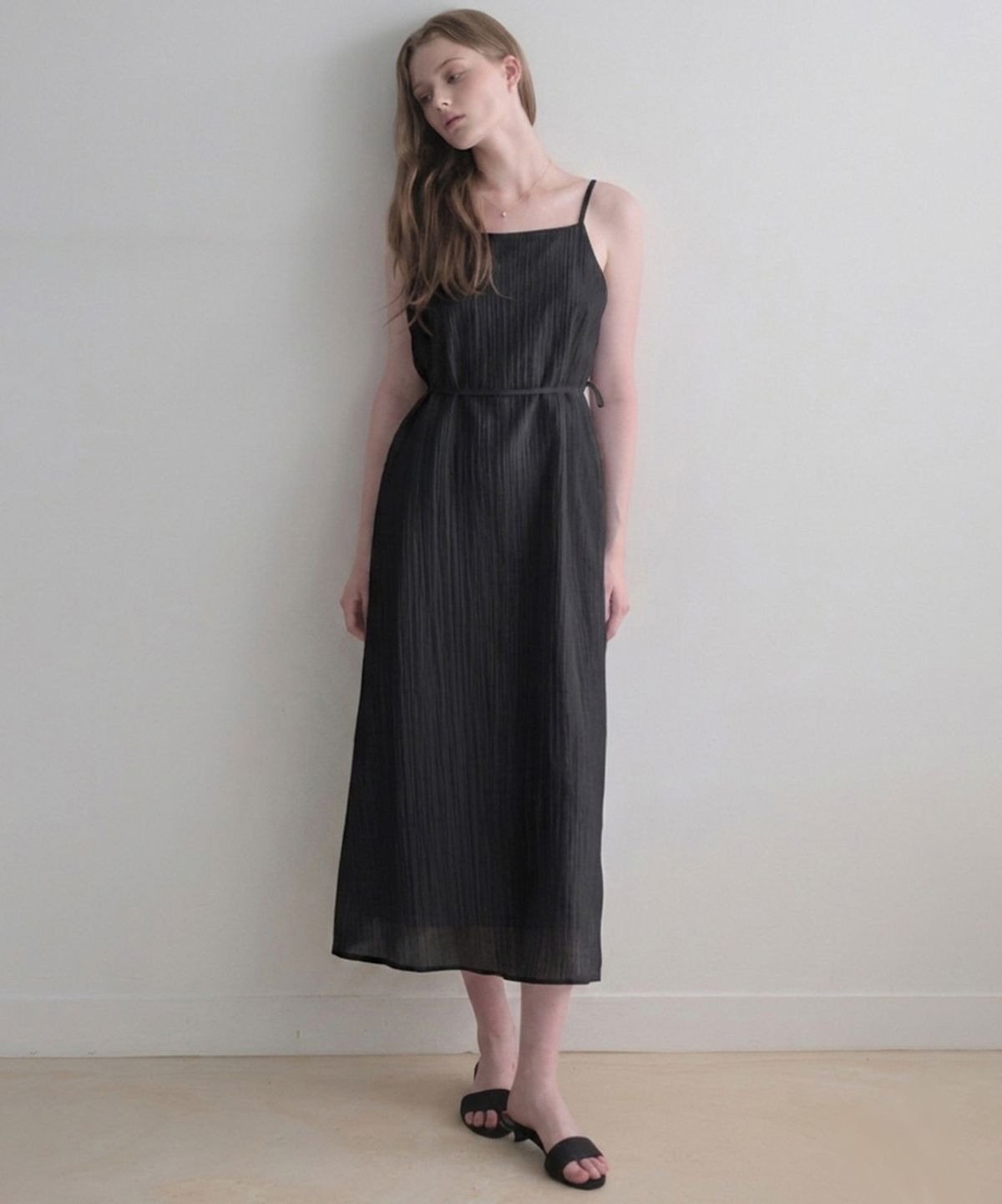 르나브(LENAV) Summer rainy one-piece (black)