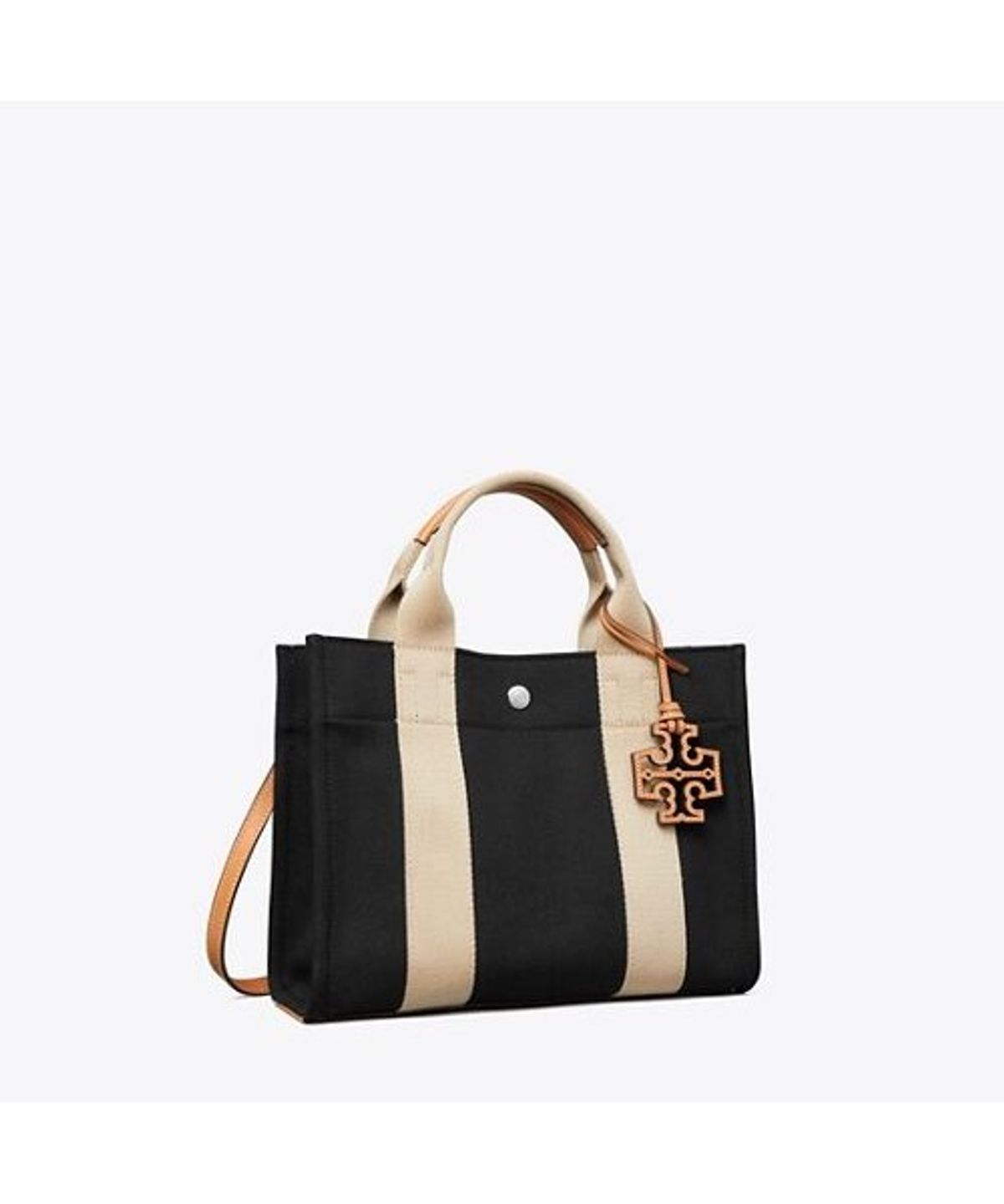 토리버치(TORYBURCH) 밀러 캔버스 토트 - 블랙 / 롱건