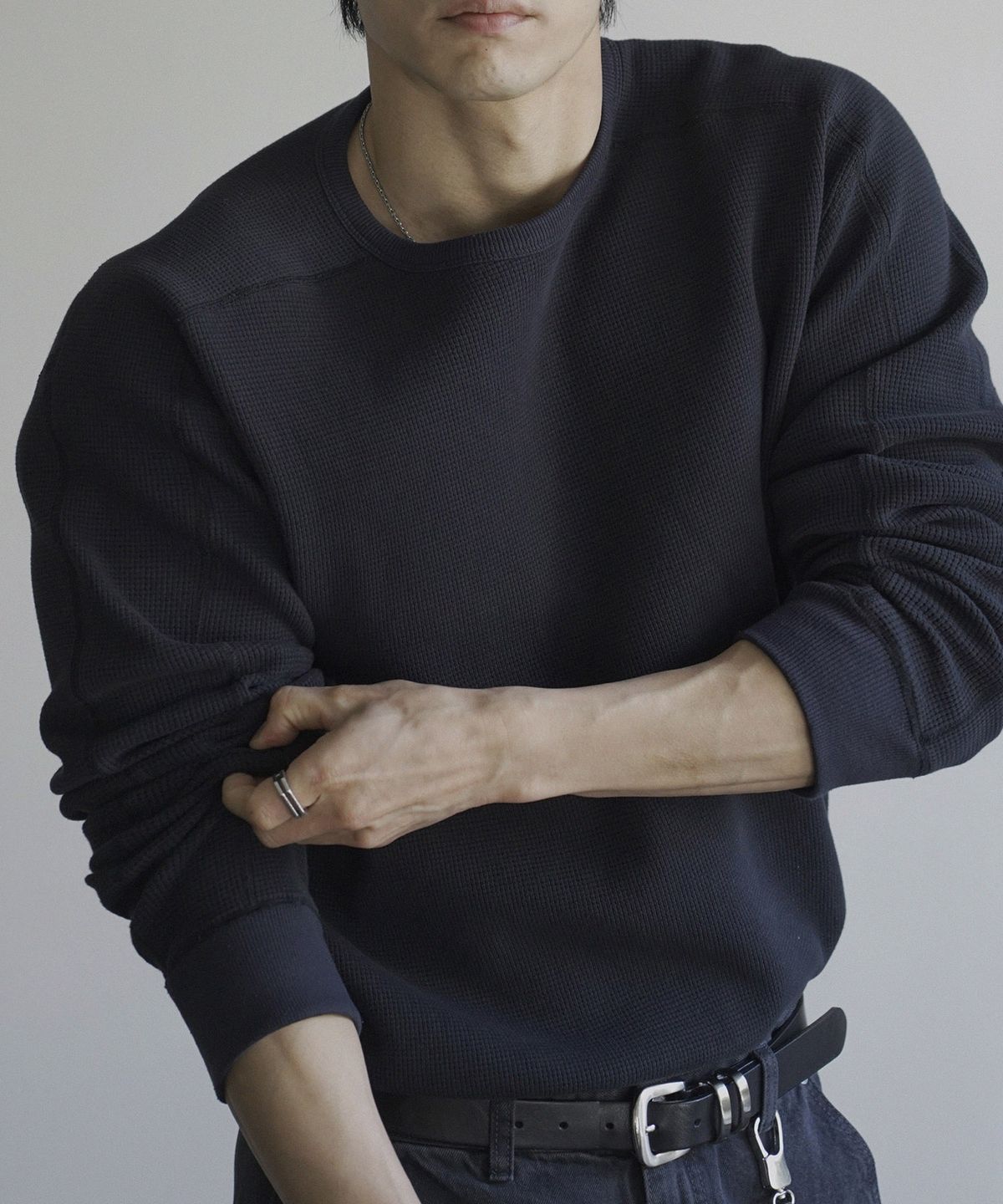 시도(SIIIIDO) JESSE WAFFLE T(NAVY)