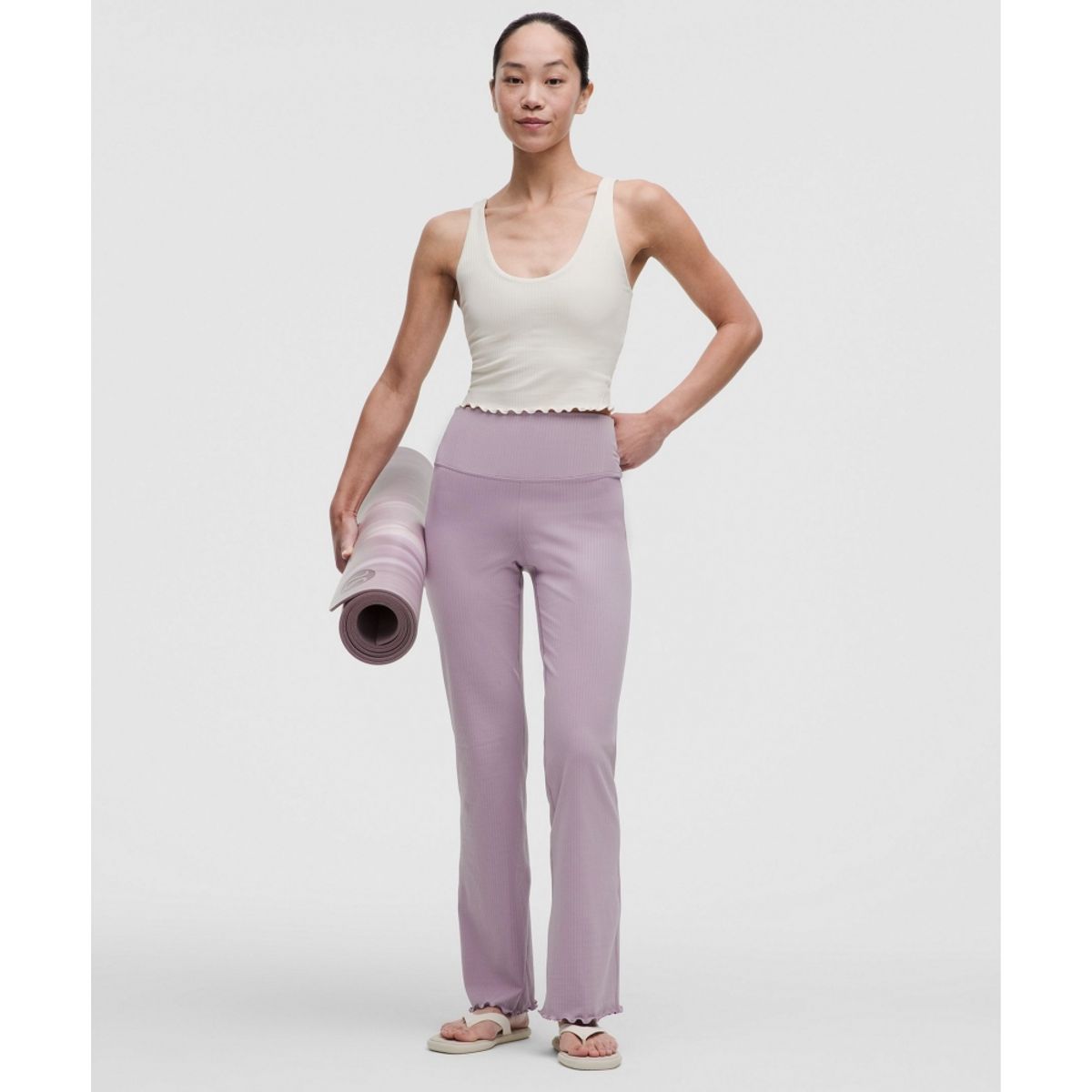 룰루레몬(LULULEMON) Align™ 하이라이즈 레터스 헴 플레어드 팬츠 *아시아 핏