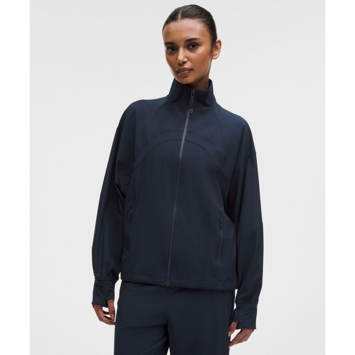 룰루레몬(LULULEMON) 디파인 오버사이즈드 재킷 *스위프트  TRNV BLK