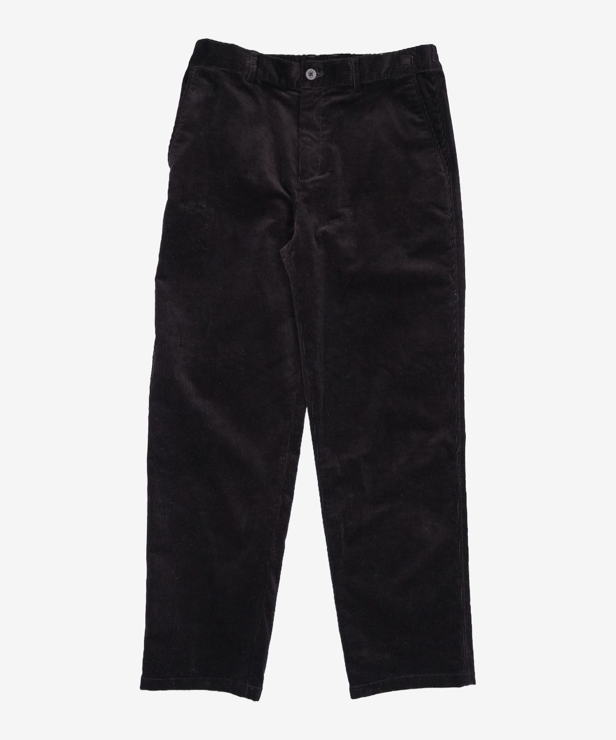 그루브라임(GROOVE RHYME) CORDUROY STRAIGHT PANTS (BLACK) [LRSWCPA911M] XL