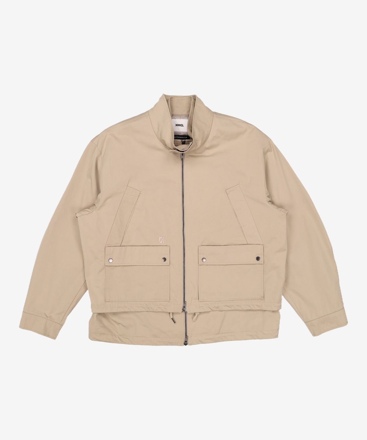 엠엠지엘(MMGL) LAYERED HARRINGTON JACKET (BEIGE) 4