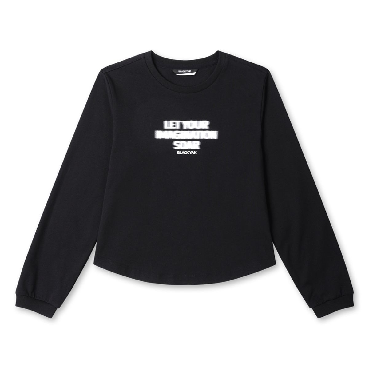블랙야크 키즈(BLACK YAK KIDS) 크롭링거싱글긴팔티셔츠_BK