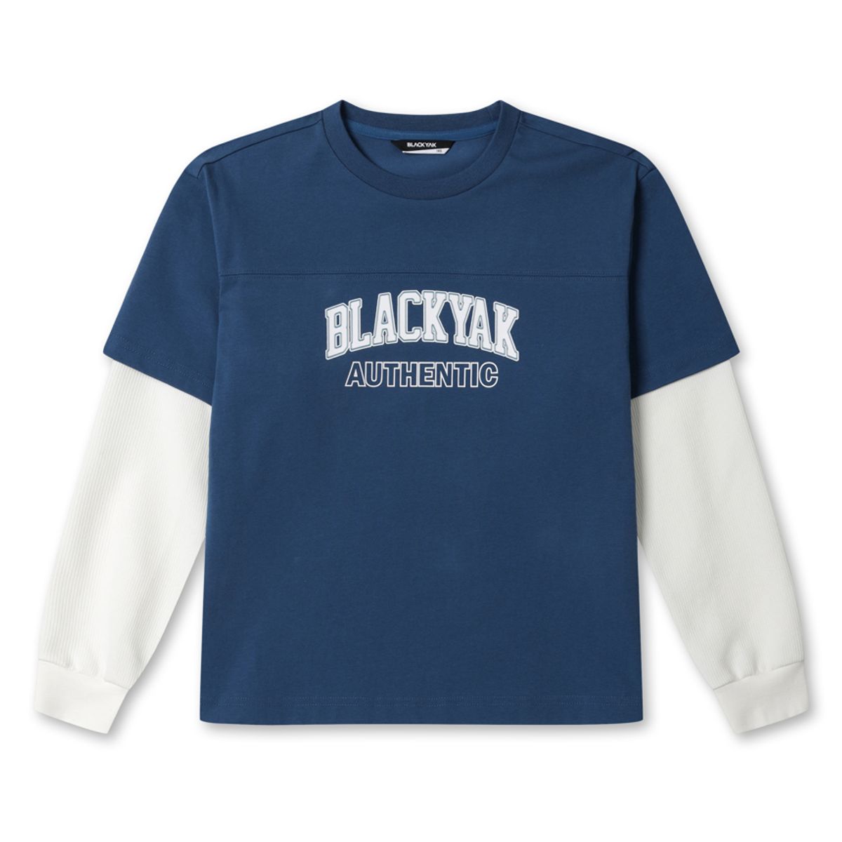 블랙야크 키즈(BLACK YAK KIDS) 소매레이어드긴팔티셔츠_BL