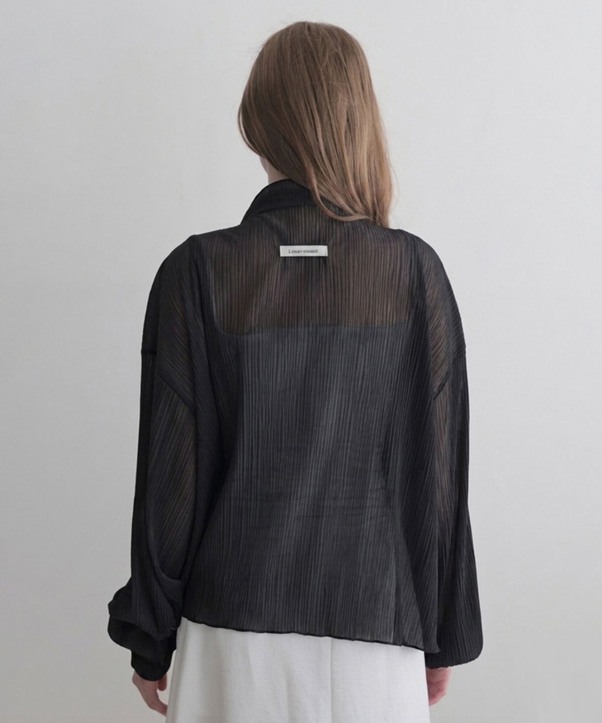 르나브(LENAV) Summer pleats Jacket (black)