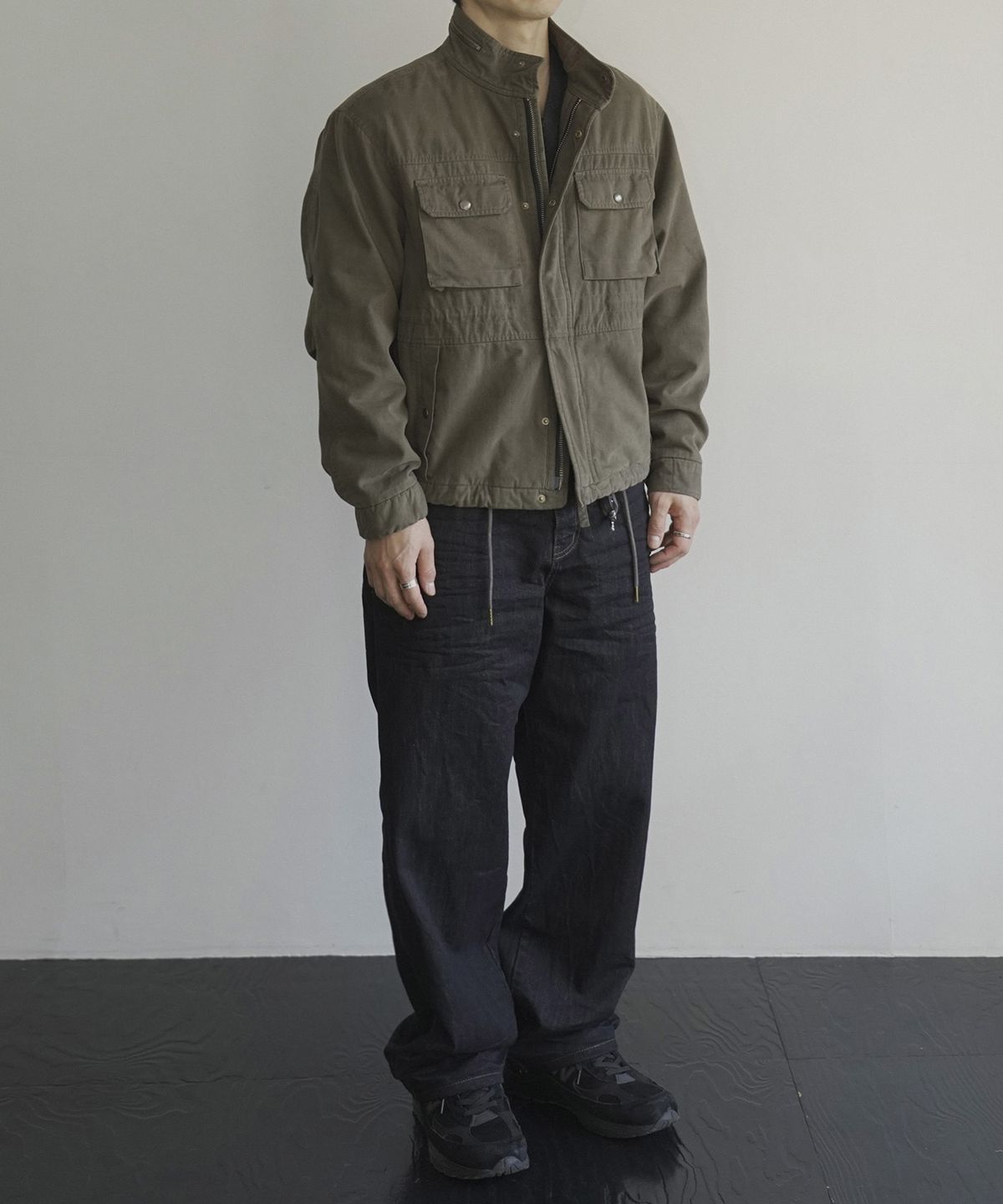 시도(SIIIIDO) KIKUO FIELD JACKET(KHAKI)
