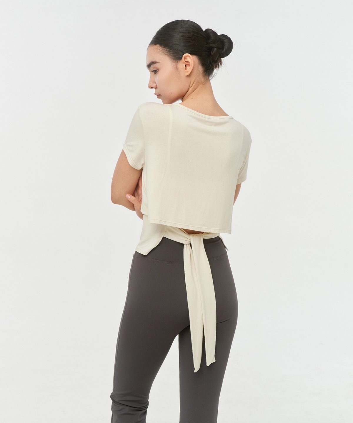 콘치웨어(CONCHWEAR) 백 스트랩 커버업 반팔 티셔츠 (5colors)