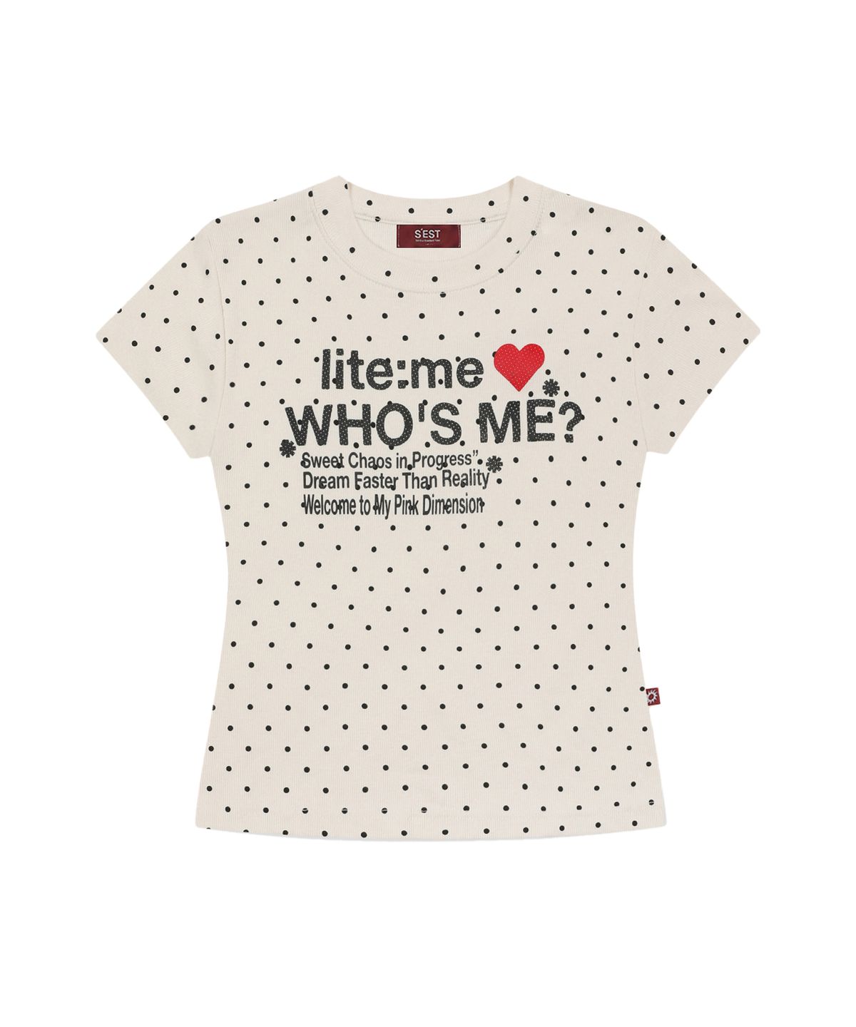 에스이에스티(S'EST) lite me Slim Fit T-shirt White