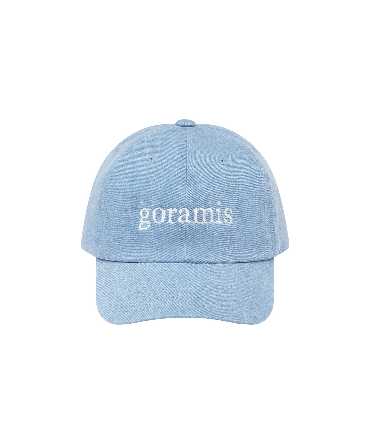 고라미스(GORAMIS) 세리프 로고 볼 캡 [LIGHT BLUE]