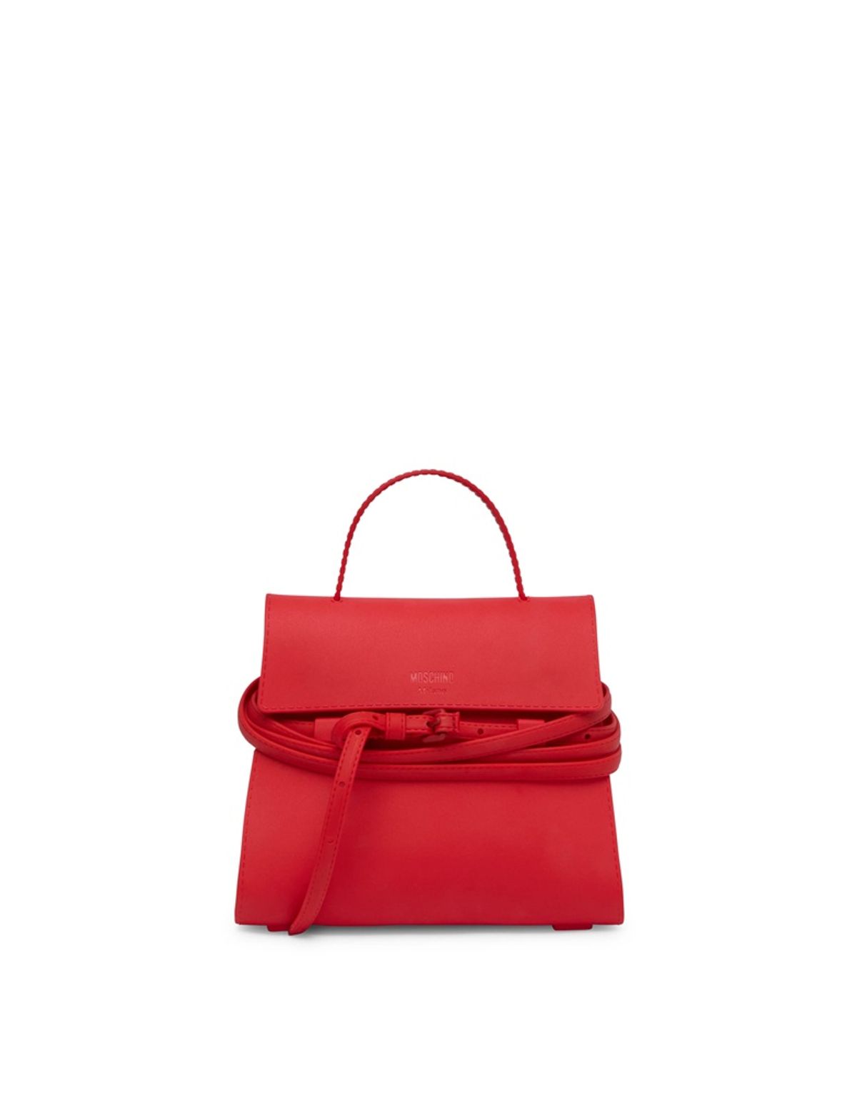 모스키노(MOSCHINO) 타이 미 실리콘 스몰 핸드백 RED