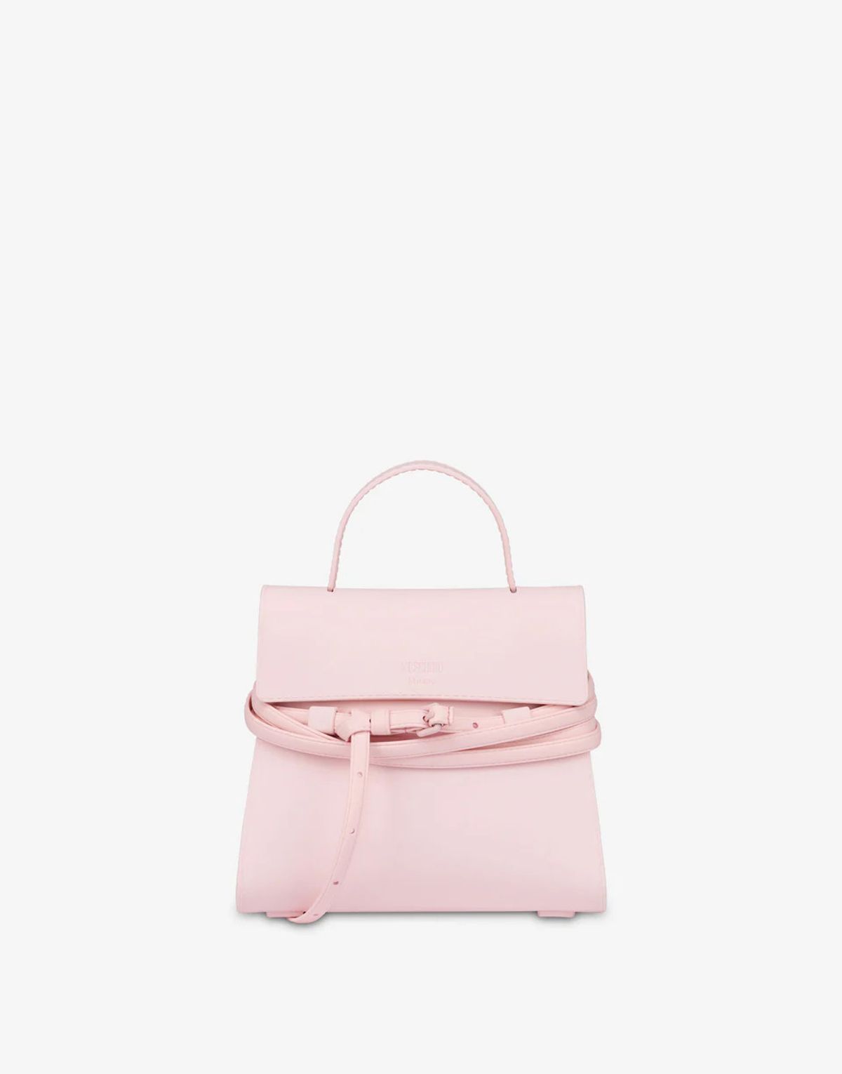 모스키노(MOSCHINO) 타이 미 실리콘 스몰 핸드백 PINK