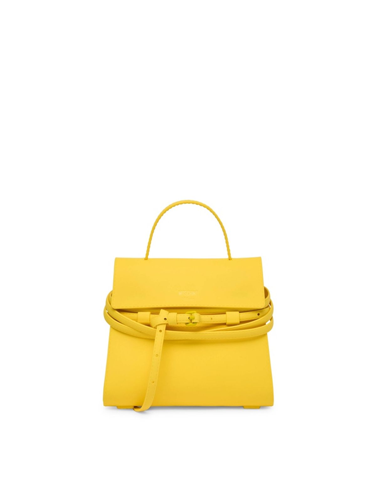 모스키노(MOSCHINO) 타이 미 타이 미 실리콘 스몰 핸드백 YELLOW