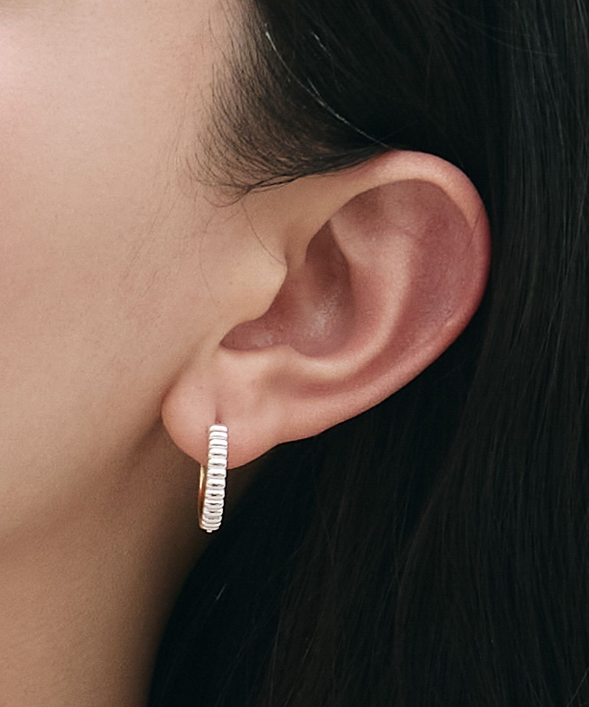 러벰버(LOVEMBER) [silver 925] Glossy Hoops