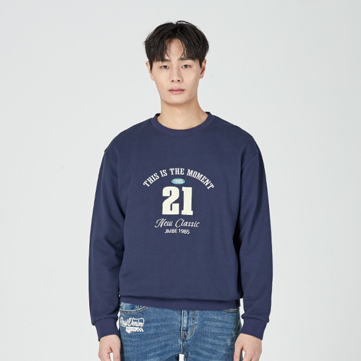 잠뱅이(JAMBANGEE) 공용) 아트웍 맨투맨 DO1WTS248-NA