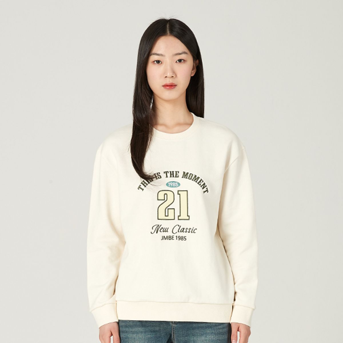 잠뱅이(JAMBANGEE) 공용) 아트웍 맨투맨 DO1WTS248-CR