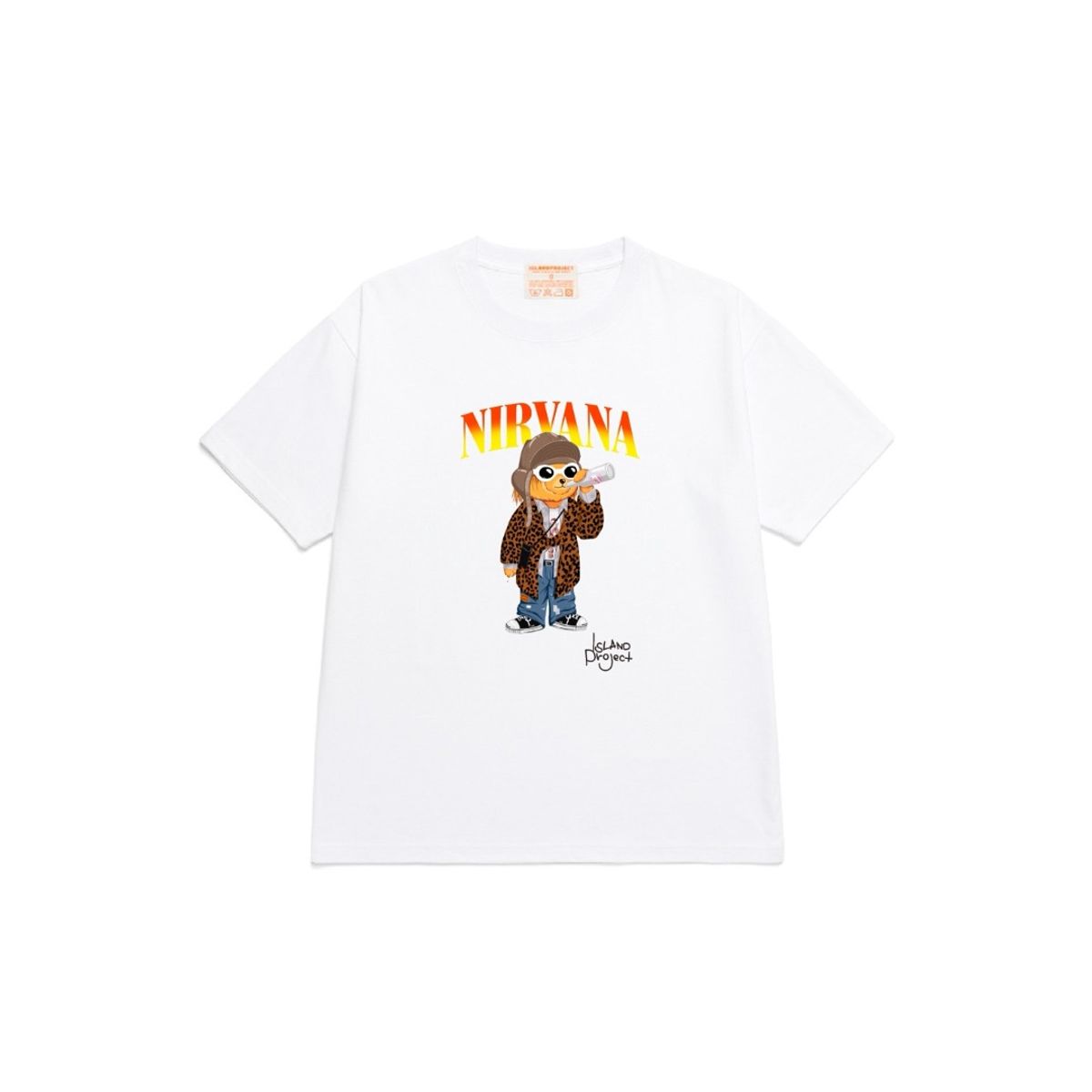 아일랜드 프로젝트(ISLAND PROJECT) Curt Bear T-shirt - White